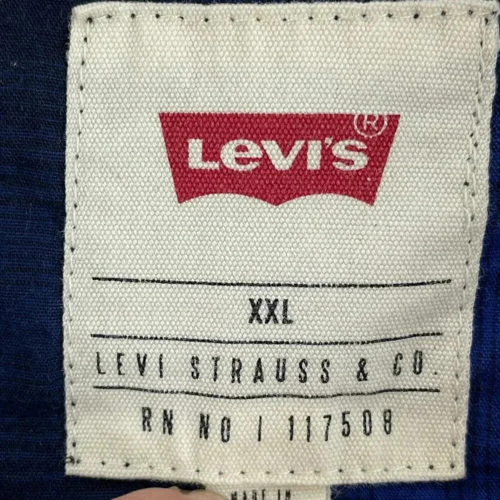 Levis Shirt Long Sleeve Button Down Mens XXL 3452 - Picture 2 of 7